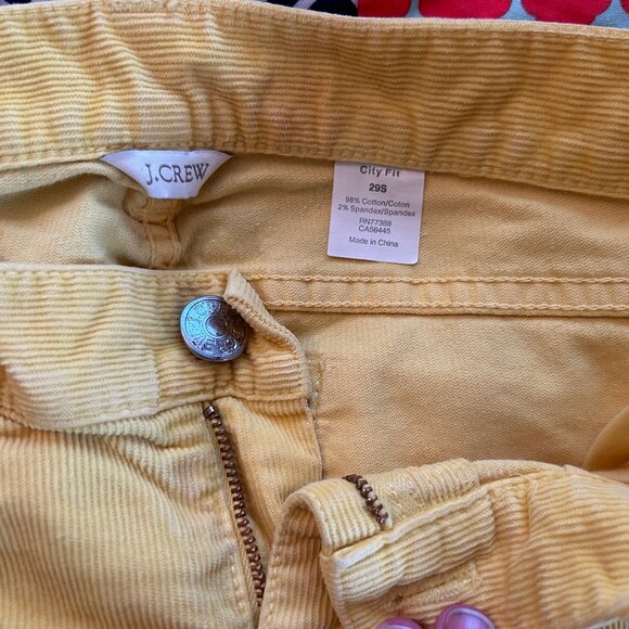 J. Crew Yellow Cords - Picture 5 of 6